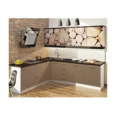 Kitchen "Painted high gloss with printing" KX-6750